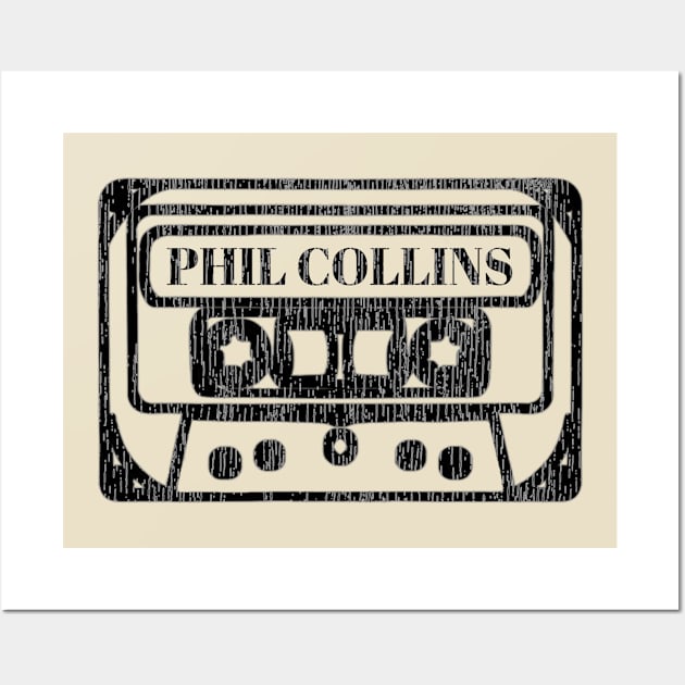 Phil Collins cassette Wall Art by Scom